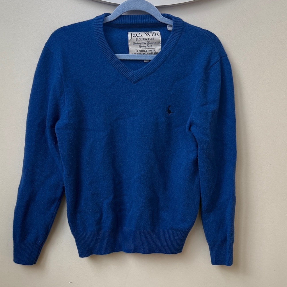 Jack Wills Men's V-Neck Wool Sweater
